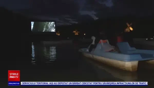 Cinema pe apă, între morile de vânt, la Sibiu. Festivalul Astra Film a prezentat în avanpremieră două pelicule