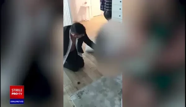 Noi imagini cu interlopul Fane Văncică în timp ce își lovește amanta. A încercat să le ofere bani martorilor