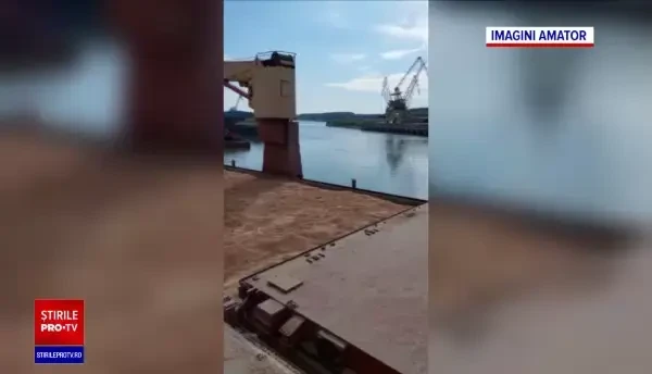 Prima navă încărcată cu cereale din Ucraina în Portul Galaţi va pleca spre Grecia