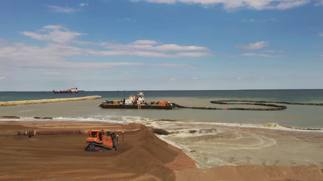 Se extinde plaja din Eforie Sud. Cum arată acum stațiunea