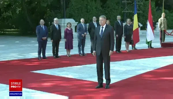 Preşedintele Ungariei, Katalin Novak, a fost primită de Klaus Iohannis la Cotroceni