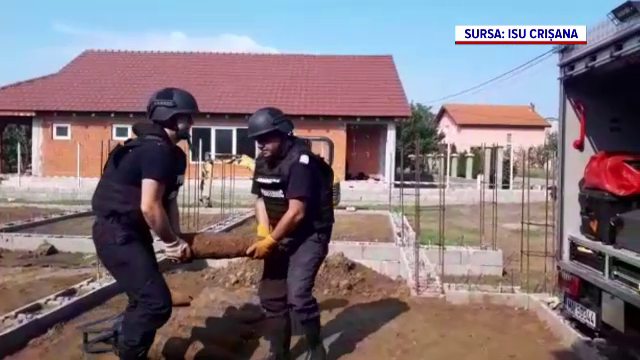 Un localnic din Bihor a găsit în gospodărie proiectile din cel de-Al Doilea Război Mondial, toate în stare de funcționare