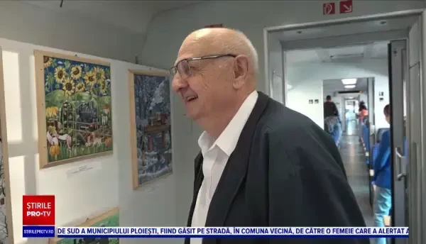 Expoziție de artă „în mișcare” într-un tren aflat pe ruta Oradea - Cluj-Napoca