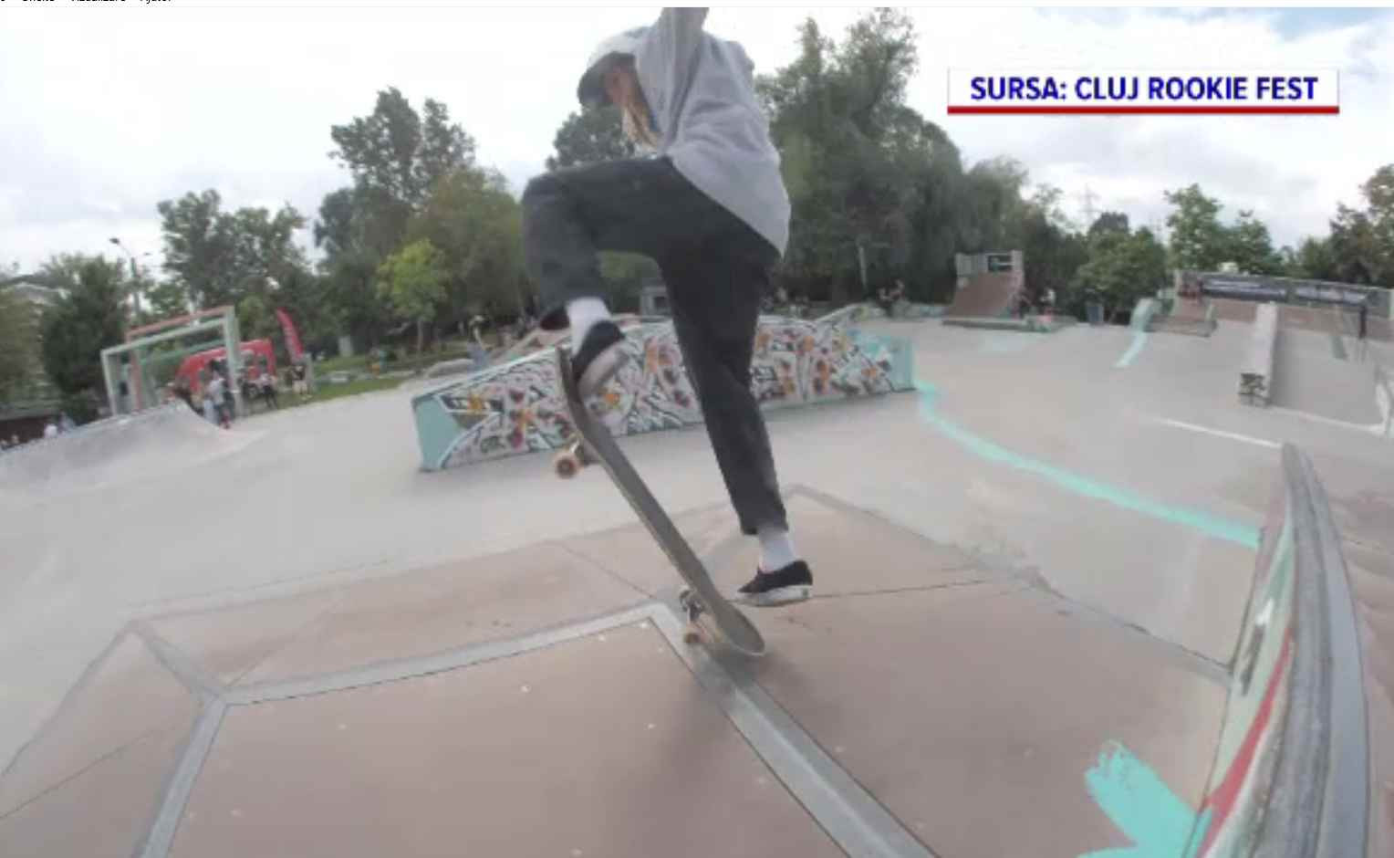 Concurs de skateboarding, la Cluj. Arbitrii au participat și la Jocurile Olimpice