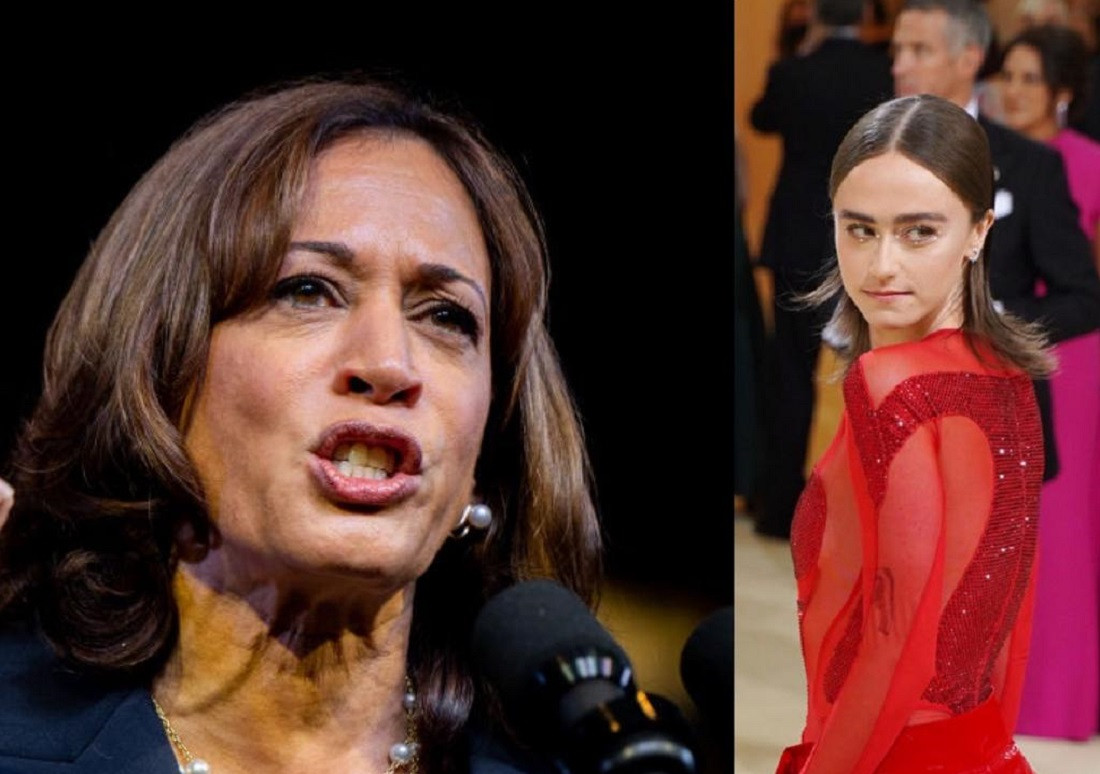 Fiica vitregă a Kamalei Harris a renunțat la inhibiții. Ella a defilat în sânii goi la Săptămâna Modei de la New York | FOTO