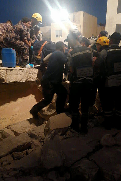 O clădire s-a prăbușit în Amman. Cinci persoane au murit, 14 au fost rănite