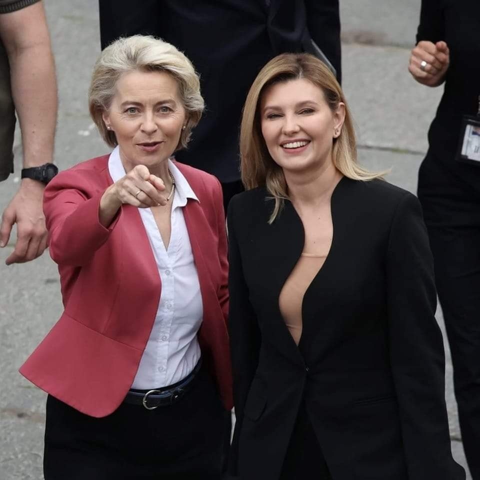 Olena Zelenska, Ursula von der Leyen