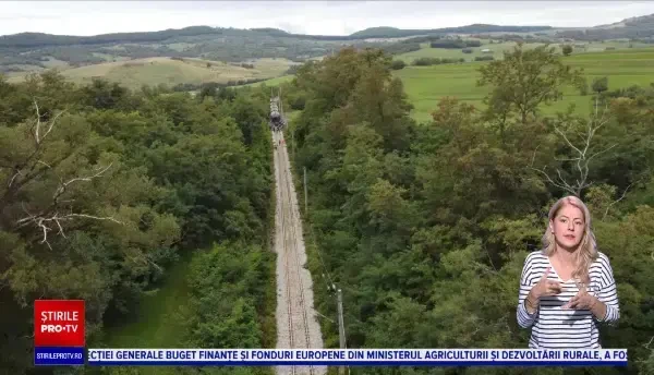 Tone de porumb au ajuns pe câmp după ce un tren care transporta cereale din Ucraina către Portul Constanța a deraiat