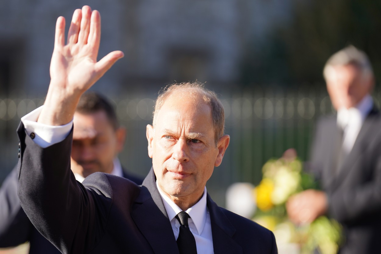 Prințul Edward, cel mai mic fiu al Reginei Elisabeta a II-a. Soția sa a fost ca o fiică pentru suverană