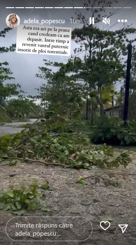 Cabral și Adela Popescu, surprinși de Uraganul Fiona care a lovit Republica Dominicană VIDEO