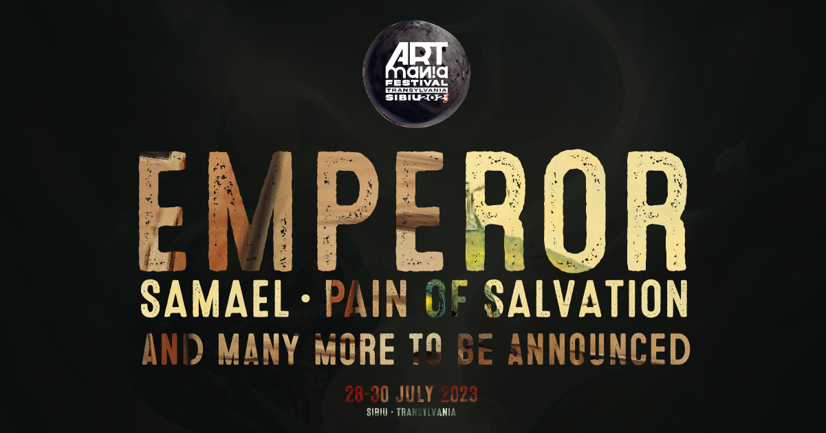 Pain of Salvation, Samael și Emperor sunt primele trupe anunțate la ARTmania Festival 2023