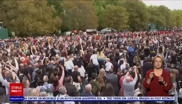 Milioane de oameni au urmărit funeraliile Reginei Elisabeta a II-a. Mulți s-au adunat în baruri cu specific britanic