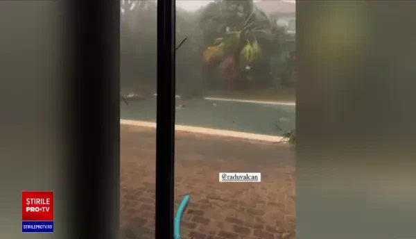 Imagini dramatice surprinse în Republica Dominicană. Uraganul Fiona s-a dezlănțuit sub privirile copiilor Adelei Popescu