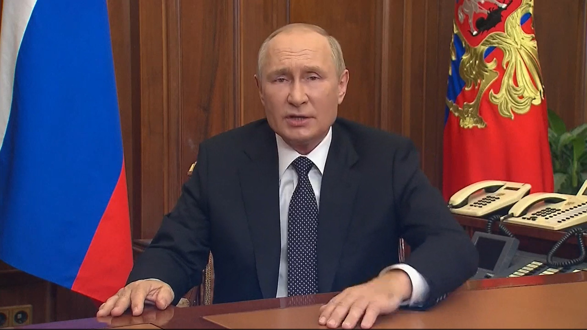 Declarațiile lui Putin în ultima zi de referendumuri de anexare. Rusia vrea „să salveze populaţiile” din teritoriile ocupate