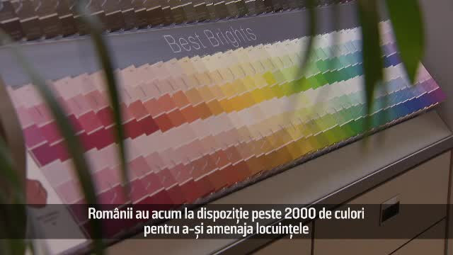 (P) Românii au acum la dispoziție peste 2.000 de culori pentru a-și amenaja locuințele