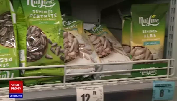 Semințele sunt sănătoase, dar îngrașă. Câte calorii are o pungă, cu sare