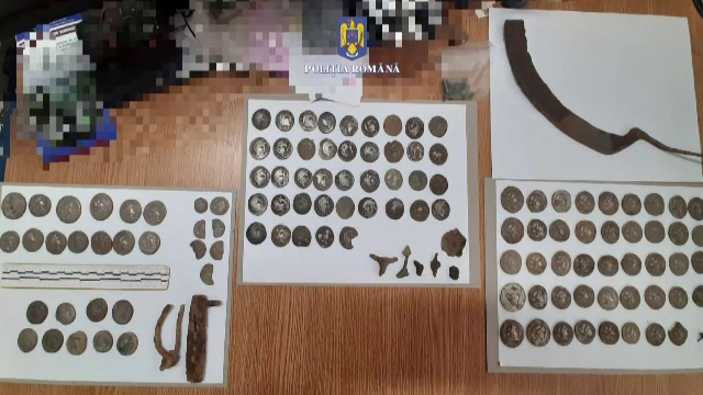 Un tezaur monetar dacic a fost găsit într-o pădure din județul Alba. Unde vor ajunge obiectele