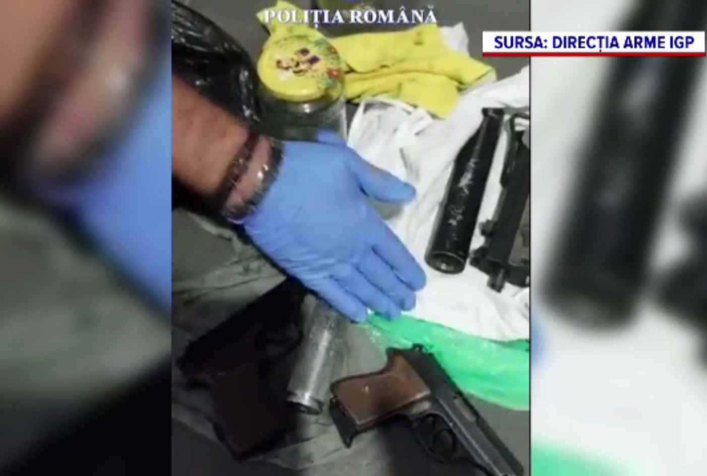 Câte arme a confiscat Poliția Română de la începutul anului. Majoritatea aparțineau braconierilor și interlopilor