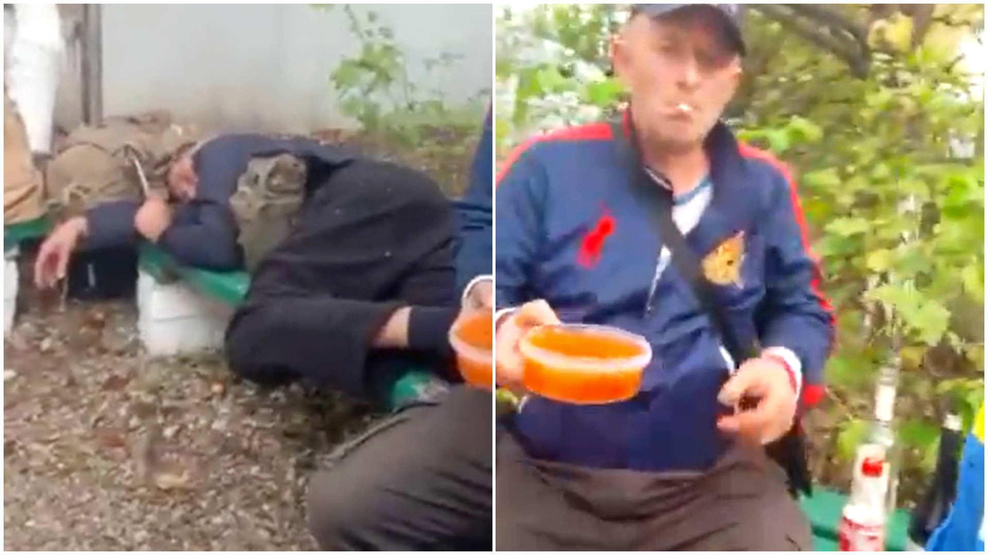 Mobilizarea lui Putin. Recruți beți, întinși pe bănci și care refuză ordinele superiorilor | VIDEO