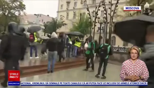 Mobilizarea lui Putin provoacă anarhie în Rusia. Bătaie cruntă între polițiști și recruții nervoși