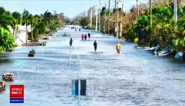 Mărturiile unui român prins în mijlocul urgiei provocate de uraganul Ian: „Parcă ar fi explodat o bombă” | GALERIE FOTO
