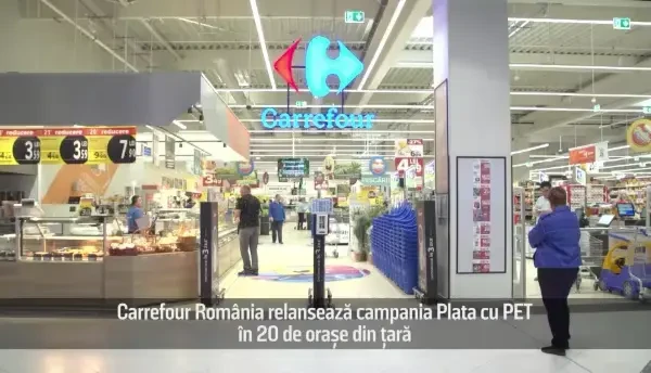 (P) Cea de-a 4-a editie a caravanei Plata cu PET, lansată de Carrefour România