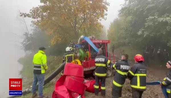 Imagini de la interventia din Alba