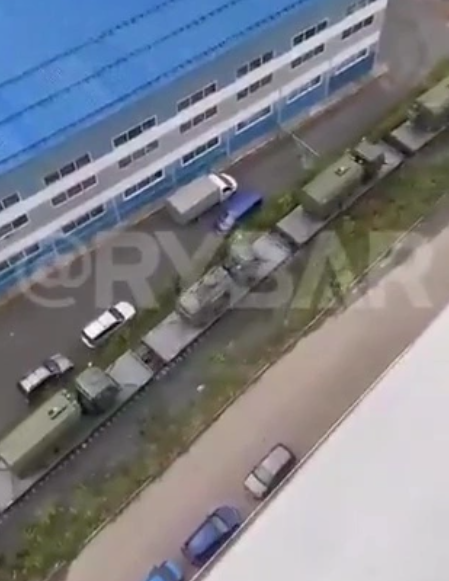 Un convoi care transportă echipament pentru forțele nucleare ale Rusiei a fost observat în mișcare