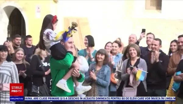 O școală ucraineană s-a deschis la Sibiu. Copiii vor învăța în limba maternă, dar și în română