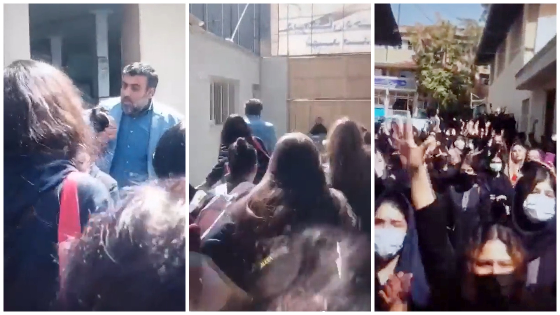 Elevele din Iran au renunțat la hijaburi și s-au alăturat protestelor violente împotriva guvernului | VIDEO