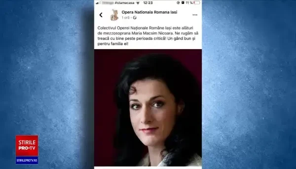 Răsturnare de situație în cazul morții mezzosopranei Maria Macsim Nicoară, de la Opera din Iași. Ancheta, reluată de la zero