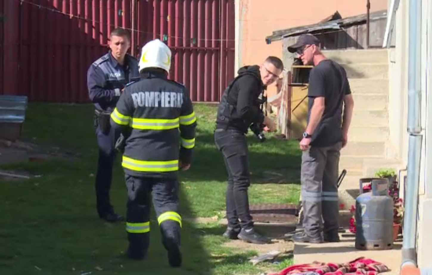 Trei copii au ajuns la spital cu arsuri, după ce le-a explodat casa, în Dâmbovița. Fata cea mare a aprins un arzător