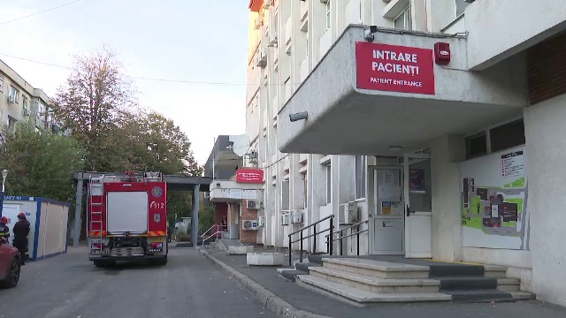 Incendiu la Spitalul de Copii din Galaţi. Zeci de oameni au fost evacuați