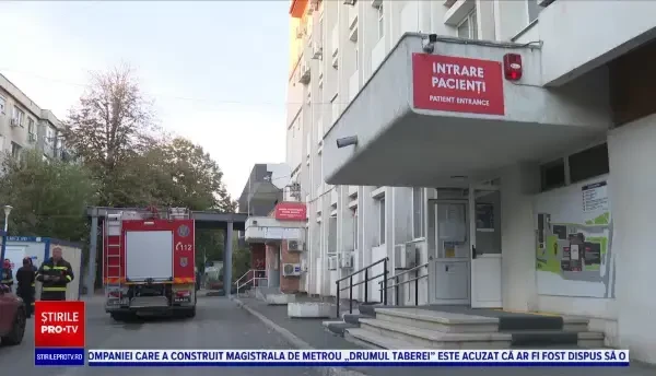 Incendiu la Spitalul de Copii din Galaţi. Zeci de oameni au fost evacuați