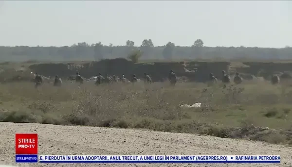 Un exercițiu militar NATO a stârnit agitație într-o comună din Olt. Localnicii s-au adunat pentru a privi antrenamentele