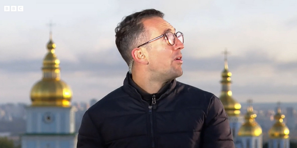 Exploziile din Kiev, surprinse în direct de BBC | VIDEO