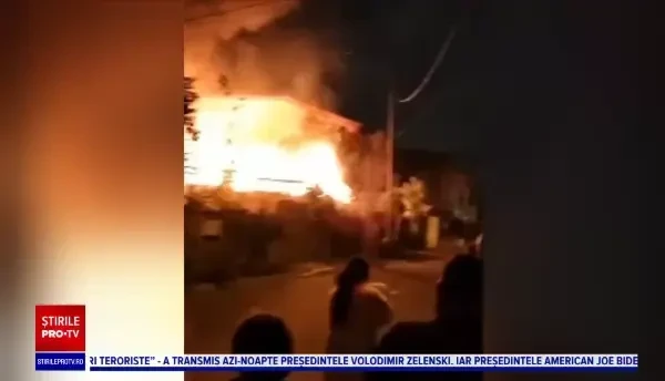 Tragedie în Chitila. Un bărbat a murit ars de viu, după ce casa lui a luat foc