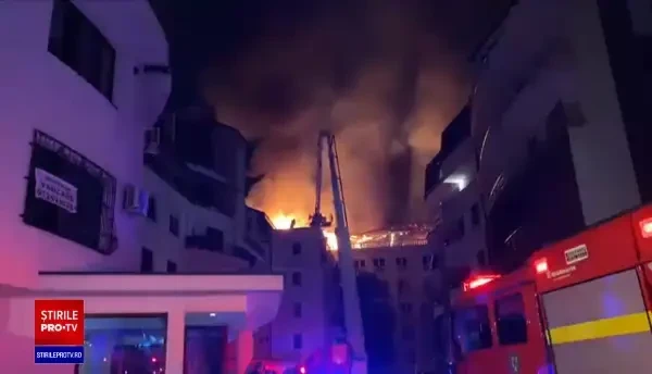 Surse din Poliție: Cauza incendiului din Cartierul francez, descoperită de pompieri. S-a deschis dosar penal