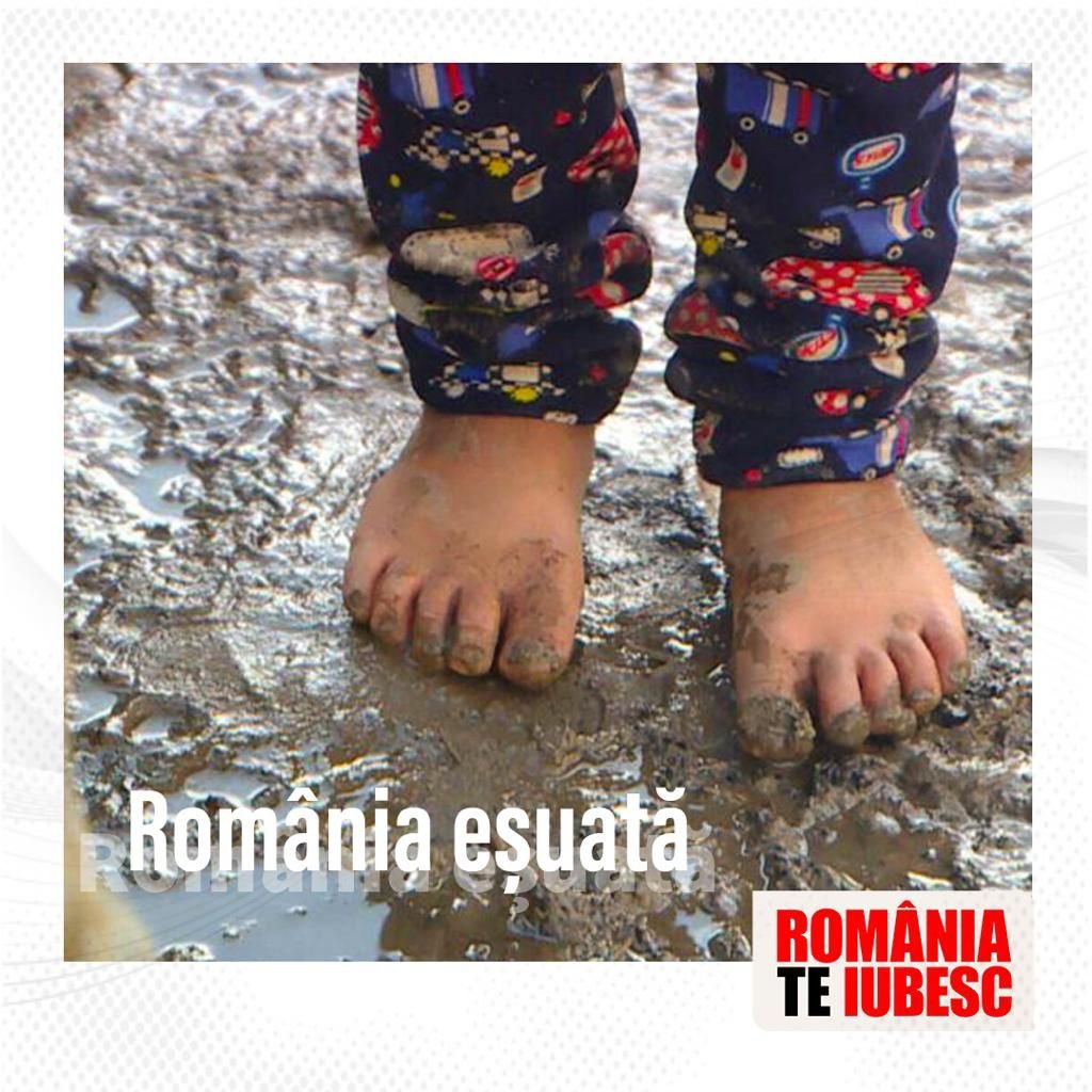 Romania Esuata_Copil_in noroi