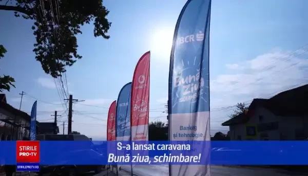 (P) „Bună ziua, schimbare!”, caravana care aduce cursurile de educație financiară și tehnologie în România rurală