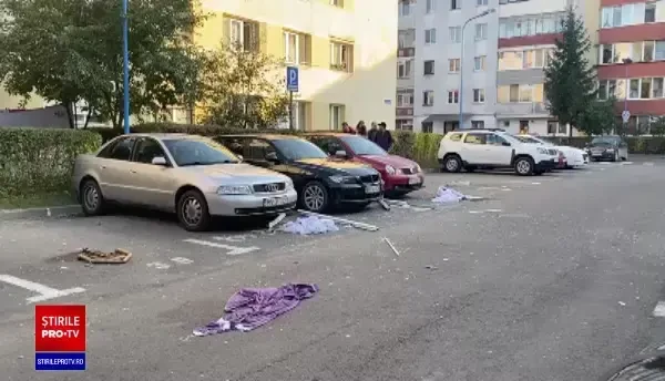 Explozie la un bloc din Brașov. 40 de persoane au fost evacuate VIDEO