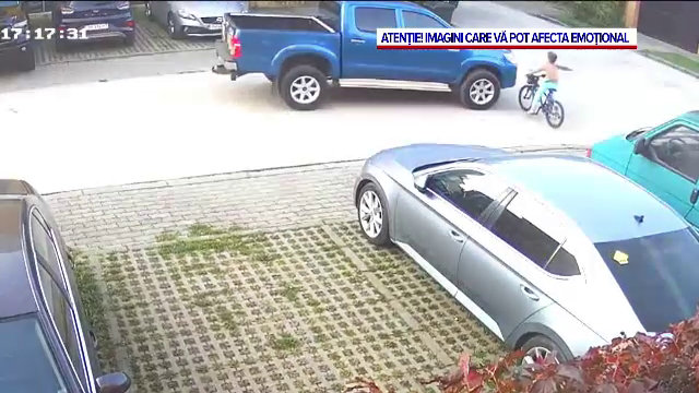 Fiul președintelui CJ Caraș-Severin a lovit cu mașina un copil care mergea cu bicicleta. Momentul a fost filmat