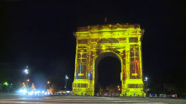 Centenarul Arcului de Triumf, sărbătorit cu lumini la cea de-a șasea ediție Spotlight