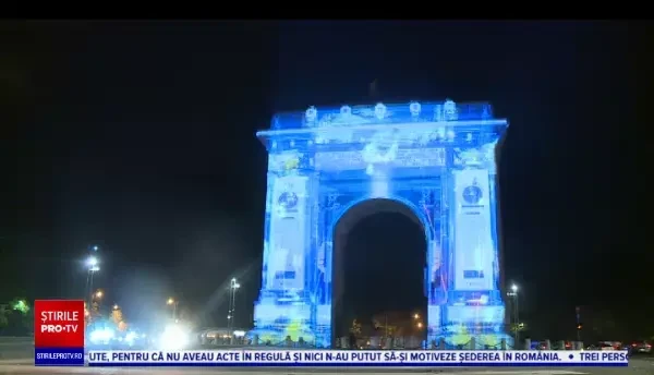 Centenarul Arcului de Triumf, sărbătorit cu lumini la cea de-a șasea ediție Spotlight