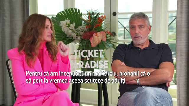 George Clooney și Julia Roberts, dezvăluiri despre copiii lor. Actorul a glumit despre rolul de tată la bătrânețe