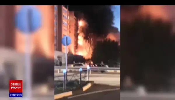 Avion rusesc de luptă prăbușit peste un bloc din orașul Ieisk. Cel puțin 14 morți și zeci de persoane rănite