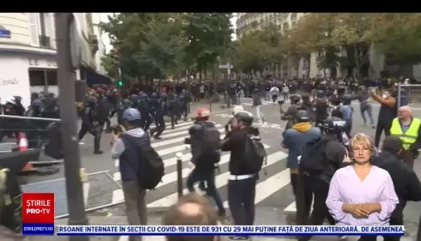 O nouă zi de proteste masive în Franța. Manifestanții cer creșterea salariilor pentru a face față scumpirilor