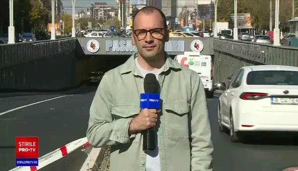 Pasajul Unirii, închis temporar. Incendiul provocat de o mașină a afectat sistemele de siguranță din tunel
