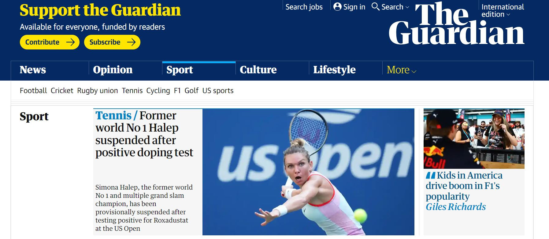 Halep The Guardian