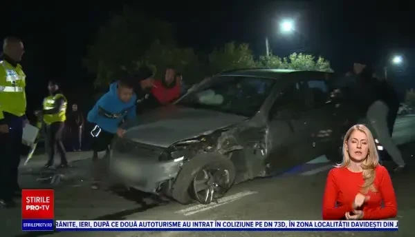 Accident cu trei victime în Dâmbovița, produs de un șofer beat. Totul a fost filmat